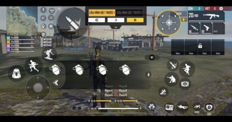 Cách chỉnh nút bắn free fire tối ưu