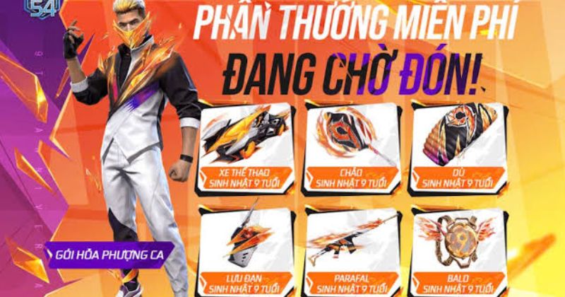 Hành Trình 9 Năm "Giữ Chuỗi": Đánh Giá Siêu Cập Nhật Sinh Nhật Free Fire Dưới Góc Nhìn Của Một Game Thủ Kỳ Cựu Trẻ Tuổi 4 Cơn Mưa Quà Tặng Độc Quyền Đậm Chất _Hỏa Chiến