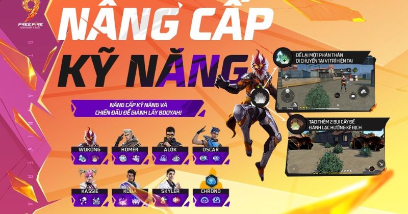 Hành Trình 9 Năm "Giữ Chuỗi": Đánh Giá Siêu Cập Nhật Sinh Nhật Free Fire Dưới Góc Nhìn Của Một Game Thủ Kỳ Cựu Trẻ Tuổi 2 Đột Phá Lối Chơi_ Nâng Cấp Kỹ Năng & Thức Tỉnh Vũ Khí _Gạt Giò_ Meta Cũ