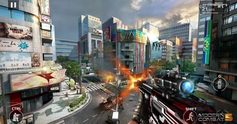 Game bắn súng trên điện thoại đáng chơi nhất năm 2026 15 Modern Combat 5