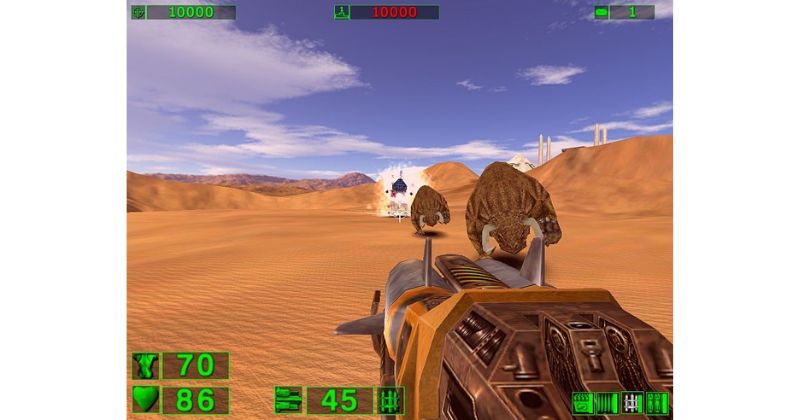Game fps cũ hay nhất cho thế hệ 8x 9x – Ký ức phòng máy không thể quên 8 Serious Sam_ The First Encounter (2001)