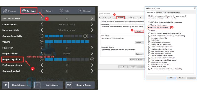 Mẹo tối ưu FPS Roblox Kích hoạt Game Mode và tối ưu hệ thống Windows
