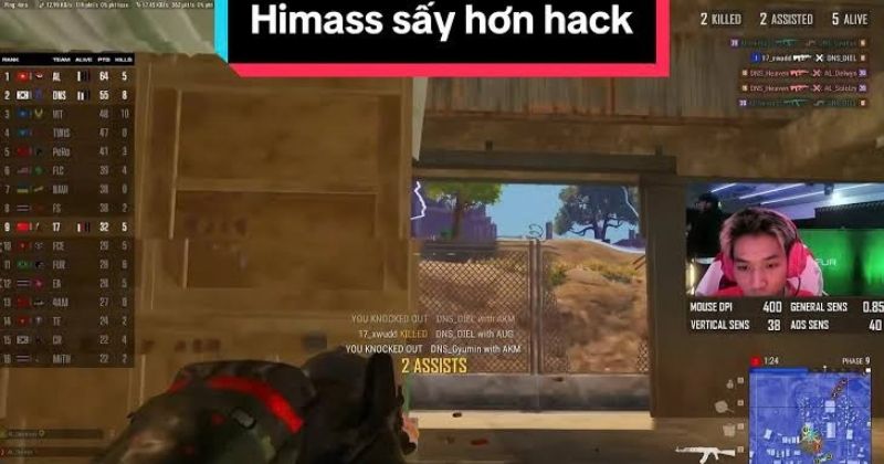 Himass PUBG là ai: Tiểu sử thần đồng bắn súng số 1 Việt Nam 4 Kỹ năng sấy đạn và phong cách thi đấu đỉnh cao của tuyển thủ Himass