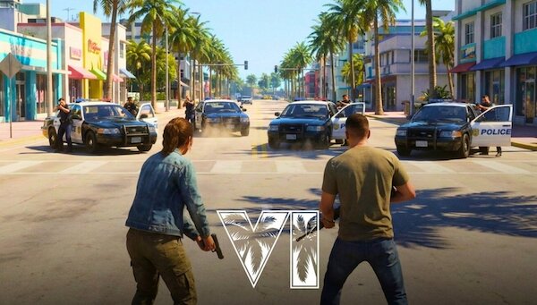 So Sánh GTA 5 Và GTA 6: Bước Nhảy Vọt Công Nghệ Sau Một Thập Kỷ Của Rockstar Games 4 Nhân vật với trạng thái sống động
